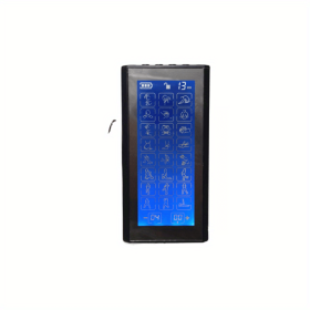 Rechargeable TENS Unit Muscle Stimulator, Dual Channel Electric Pain Relieving Pulse Devices With 36 Massage Modes Muscle Stimulator (Color: black)