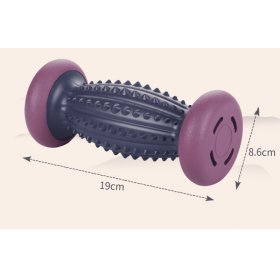Foot Massage Roller For Plantar Fasciitis Relief, Foot Arch Pain, Myofascial Pain And Body Muscle Pain, Foot Massager Reflexology Tool (Color: black)